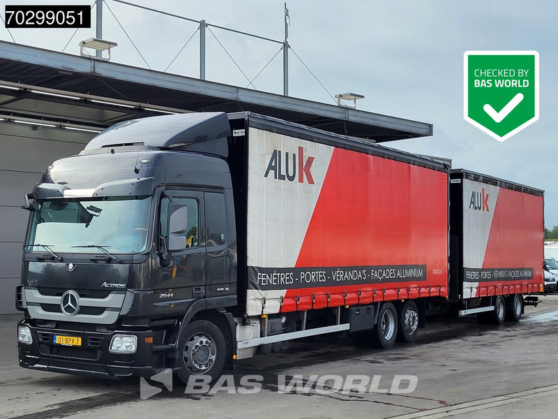Mercedes-Benz Actros 2544 6X2 NL-Combi Siding roof Lift-Axle Forklift preparation Automatic Euro 5 - Φορτηγό μουσαμάς: φωτογραφία 1 Mercedes-Benz Actros 2544 6X2 NL-Combi Siding roof Lift-Axle Forklift preparation Automatic Euro 5 - Φορτηγό μουσαμάς: φωτογραφία 1