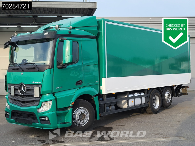 Mercedes-Benz Actros 2545 6X2 1500kg Ladebordwand Retarder Automatic Liftachse ACC Euro 6 - Φορτηγό κόφα: φωτογραφία 1 Mercedes-Benz Actros 2545 6X2 1500kg Ladebordwand Retarder Automatic Liftachse ACC Euro 6 - Φορτηγό κόφα: φωτογραφία 1