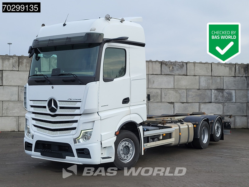 Mercedes-Benz Actros 2553 Actros 6X2 Full Air Retarder Lift Axle Euro 6 - Φορτηγό μεταφοράς εμπορευματοκιβωτίων/ Κινητό αμάξωμα: φωτογραφία 1 Mercedes-Benz Actros 2553 Actros 6X2 Full Air Retarder Lift Axle Euro 6 - Φορτηγό μεταφοράς εμπορευματοκιβωτίων/ Κινητό αμάξωμα: φωτογραφία 1