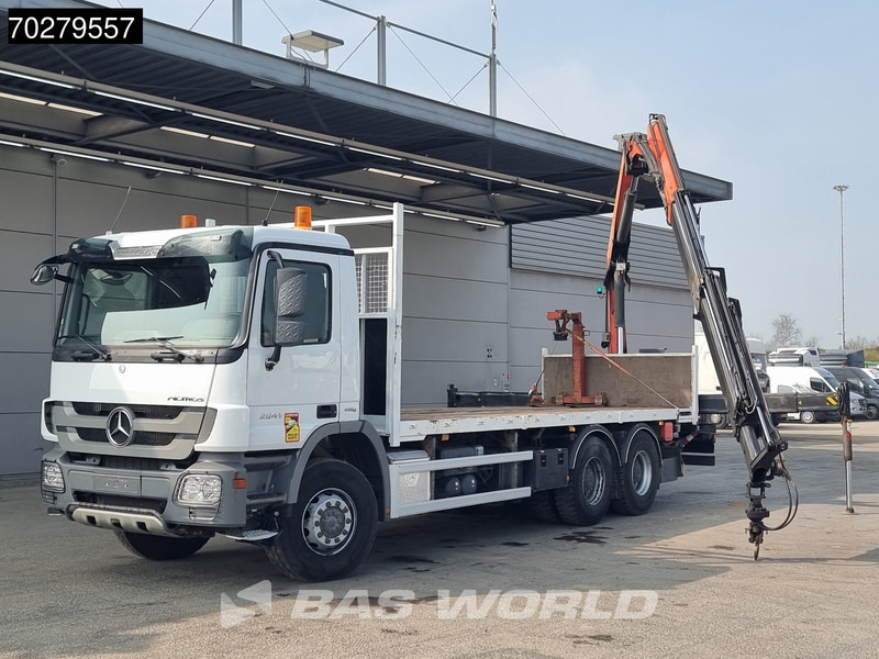 Mercedes-Benz Actros 2641 6X4 Palfinger PK18002-EH Remote Full Steel Euro 5 - Φορτηγό με ανοιχτή καρότσα, Φορτηγό με γερανό: φωτογραφία 5 Mercedes-Benz Actros 2641 6X4 Palfinger PK18002-EH Remote Full Steel Euro 5 - Φορτηγό με ανοιχτή καρότσα, Φορτηγό με γερανό: φωτογραφία 5