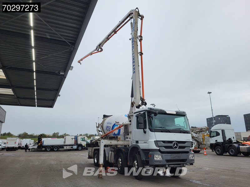 Mercedes-Benz Actros 3241 8X4 7m3 Mecbo Mixer Big-Axle Steelsuspension Pompe+Mixer Euro 5 - Αντλία σκυροδέματος: φωτογραφία 3 Mercedes-Benz Actros 3241 8X4 7m3 Mecbo Mixer Big-Axle Steelsuspension Pompe+Mixer Euro 5 - Αντλία σκυροδέματος: φωτογραφία 3