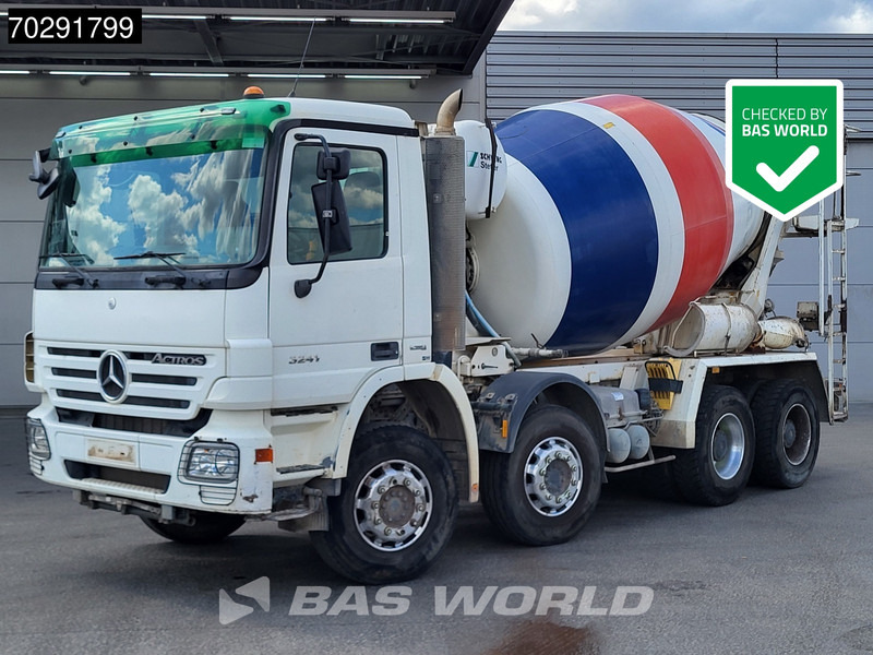 Mercedes-Benz Actros 3241 8X4 9m3 Schwing Stetter Retarder Big-Axle Steelsuspension 3-Pedals Euro 4 - Μπετονιέρα φορτηγό: φωτογραφία 1 Mercedes-Benz Actros 3241 8X4 9m3 Schwing Stetter Retarder Big-Axle Steelsuspension 3-Pedals Euro 4 - Μπετονιέρα φορτηγό: φωτογραφία 1