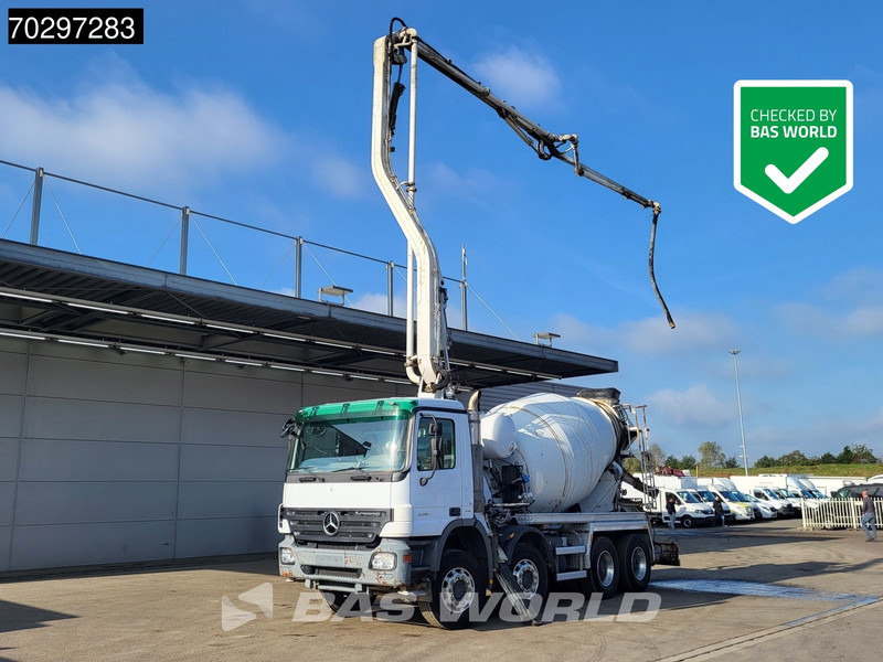 Mercedes-Benz Actros 3241 8X4 Mecbo M3-23.3/100-BZ 7m3 PUMI Big-Axle Steelsuspension Automatic Euro 4 - Μπετονιέρα φορτηγό: φωτογραφία 1 Mercedes-Benz Actros 3241 8X4 Mecbo M3-23.3/100-BZ 7m3 PUMI Big-Axle Steelsuspension Automatic Euro 4 - Μπετονιέρα φορτηγό: φωτογραφία 1