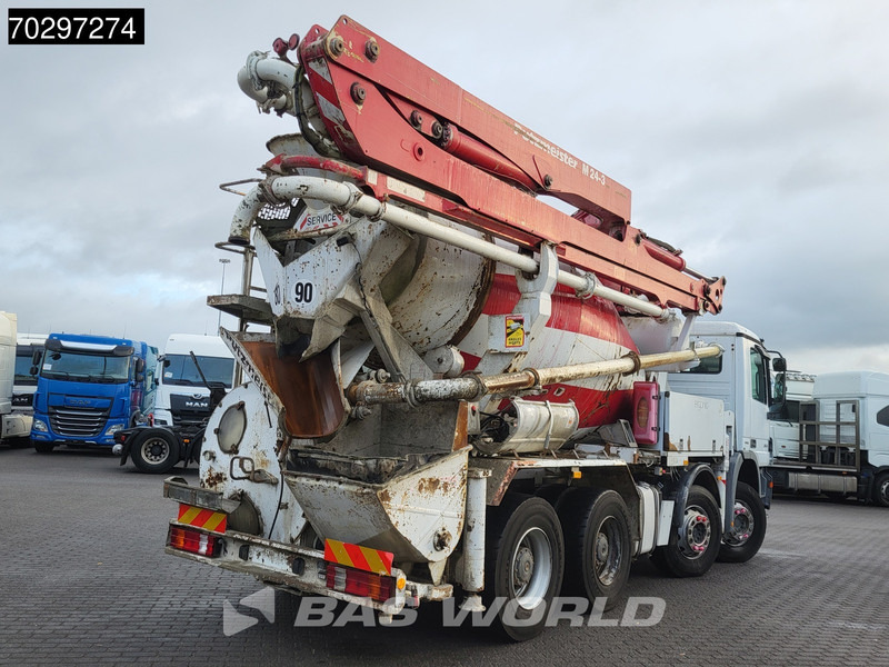 Mercedes-Benz Actros 3241 8X4 Putzmeister M24-3 Pump + 9m3 LIEBHERR Mixer Steelsuspension 3-Pedals Euro 4 - Αντλία σκυροδέματος: φωτογραφία 5 Mercedes-Benz Actros 3241 8X4 Putzmeister M24-3 Pump + 9m3 LIEBHERR Mixer Steelsuspension 3-Pedals Euro 4 - Αντλία σκυροδέματος: φωτογραφία 5