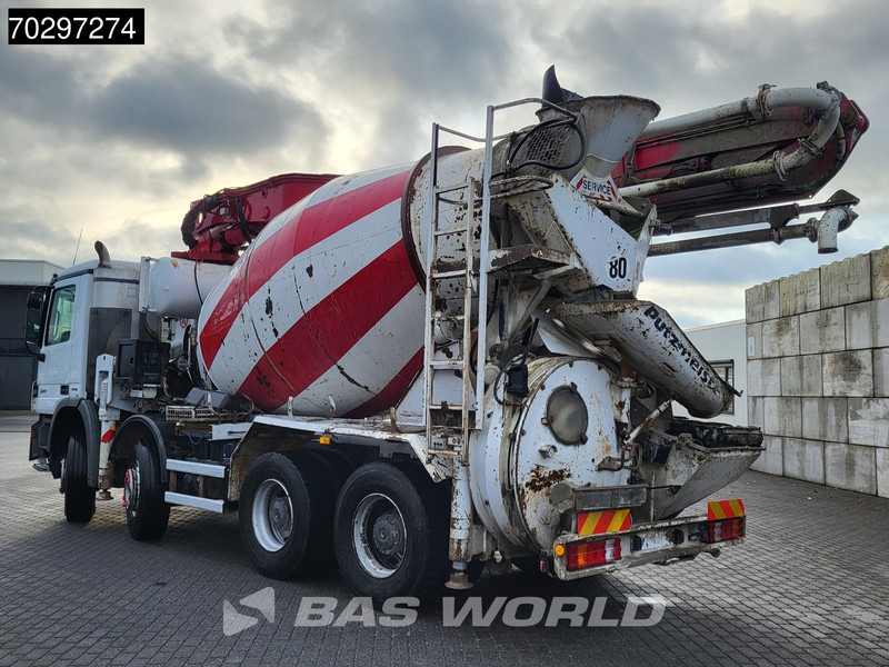 Mercedes-Benz Actros 3241 8X4 Putzmeister M24-3 Pump + 9m3 LIEBHERR Mixer Steelsuspension 3-Pedals Euro 4 - Αντλία σκυροδέματος: φωτογραφία 2 Mercedes-Benz Actros 3241 8X4 Putzmeister M24-3 Pump + 9m3 LIEBHERR Mixer Steelsuspension 3-Pedals Euro 4 - Αντλία σκυροδέματος: φωτογραφία 2