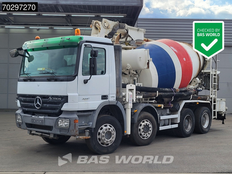 Mercedes-Benz Actros 3241 8X4 Putzmeister TMM 21-3 Mixer Big-Axle Steelsuspension Automatic Euro 4 - Αντλία σκυροδέματος: φωτογραφία 1 Mercedes-Benz Actros 3241 8X4 Putzmeister TMM 21-3 Mixer Big-Axle Steelsuspension Automatic Euro 4 - Αντλία σκυροδέματος: φωτογραφία 1