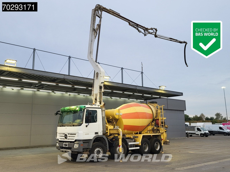 Mercedes-Benz Actros 3244 8X4 Retarder Putzmeister 24 Mtrs Pumi Big-Axle 3-Pedals Euro 4 - Αντλία σκυροδέματος: φωτογραφία 1 Mercedes-Benz Actros 3244 8X4 Retarder Putzmeister 24 Mtrs Pumi Big-Axle 3-Pedals Euro 4 - Αντλία σκυροδέματος: φωτογραφία 1