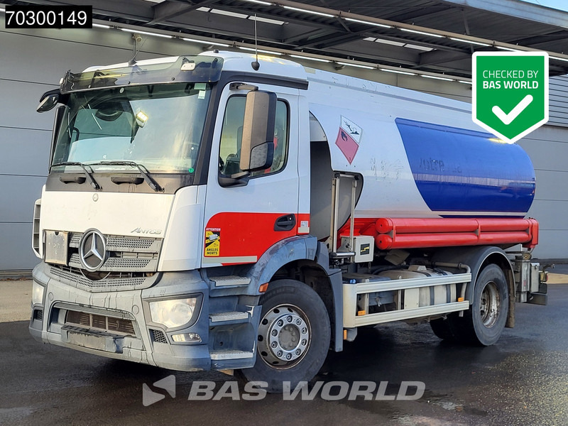 Mercedes-Benz Antos 1824 4X2 13.500Liter Fuel tanker ADR Automatic Euro 6 - Φορτηγό βυτιοφόρο: φωτογραφία 1 Mercedes-Benz Antos 1824 4X2 13.500Liter Fuel tanker ADR Automatic Euro 6 - Φορτηγό βυτιοφόρο: φωτογραφία 1