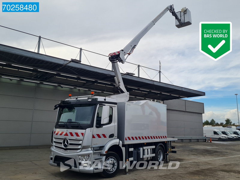 Mercedes-Benz Antos 1830 4X2 Hubarbeitsbühne 14.70m Time France VST 248 NF Navi Euro 6 - Φορτηγό με γερανό: φωτογραφία 1 Mercedes-Benz Antos 1830 4X2 Hubarbeitsbühne 14.70m Time France VST 248 NF Navi Euro 6 - Φορτηγό με γερανό: φωτογραφία 1
