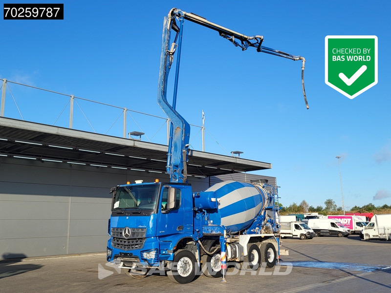 Mercedes-Benz Arocs 3251 8X4 PUMI Putzmeister TMM 24 + Liebherr 7m3 Mixer Retarder Euro 6 - Αντλία σκυροδέματος: φωτογραφία 1 Mercedes-Benz Arocs 3251 8X4 PUMI Putzmeister TMM 24 + Liebherr 7m3 Mixer Retarder Euro 6 - Αντλία σκυροδέματος: φωτογραφία 1
