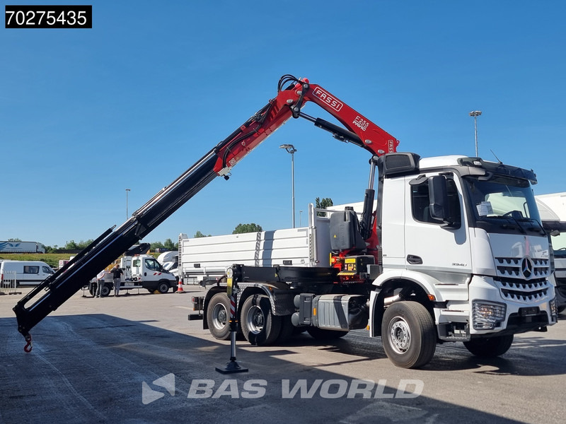 Mercedes-Benz Arocs 3348 6X4 Fassi F255A2.24 Kran Crane 9m3 3-Sided Tipper Big-Axle Euro 6 - Φορτηγό ανατρεπόμενο, Φορτηγό με γερανό: φωτογραφία 5 Mercedes-Benz Arocs 3348 6X4 Fassi F255A2.24 Kran Crane 9m3 3-Sided Tipper Big-Axle Euro 6 - Φορτηγό ανατρεπόμενο, Φορτηγό με γερανό: φωτογραφία 5