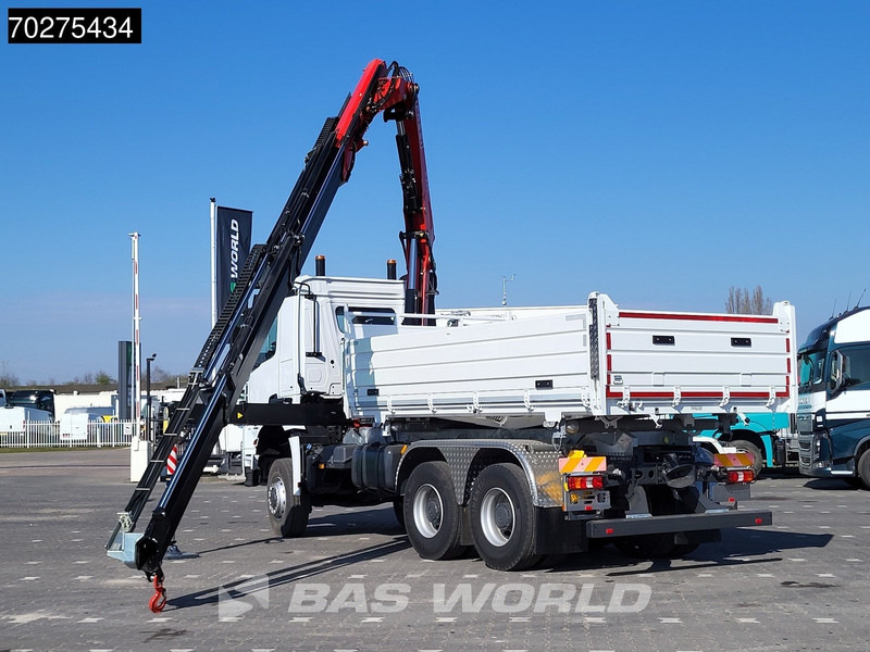Mercedes-Benz Arocs 3348 6X6 Fassi F255A.2.24 xe-dynamic Kran Dreiseitenkipper Navi Euro 6 - Φορτηγό ανατρεπόμενο, Φορτηγό με γερανό: φωτογραφία 2 Mercedes-Benz Arocs 3348 6X6 Fassi F255A.2.24 xe-dynamic Kran Dreiseitenkipper Navi Euro 6 - Φορτηγό ανατρεπόμενο, Φορτηγό με γερανό: φωτογραφία 2