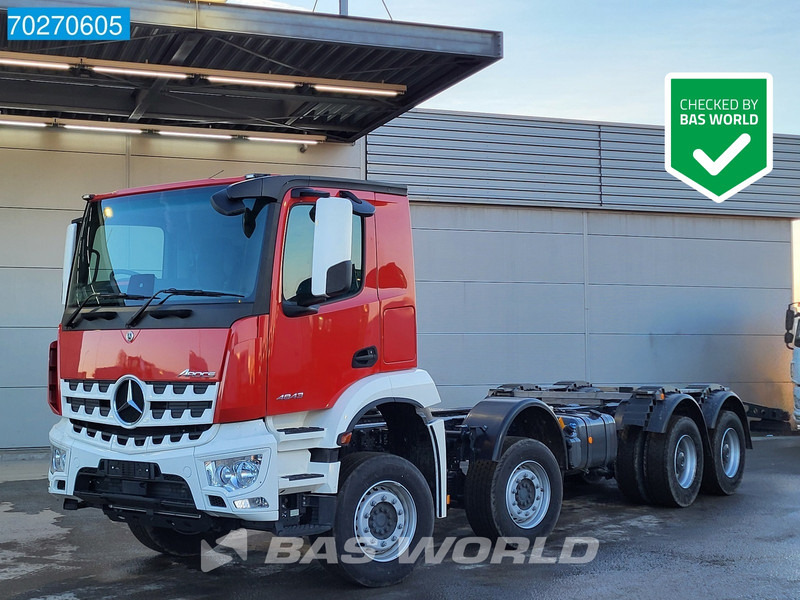 Mercedes-Benz Arocs 4843 8X4 NEW chassis RHD! Steel suspension Automatic Euro 6 - Φορτηγό σασί: φωτογραφία 1 Mercedes-Benz Arocs 4843 8X4 NEW chassis RHD! Steel suspension Automatic Euro 6 - Φορτηγό σασί: φωτογραφία 1