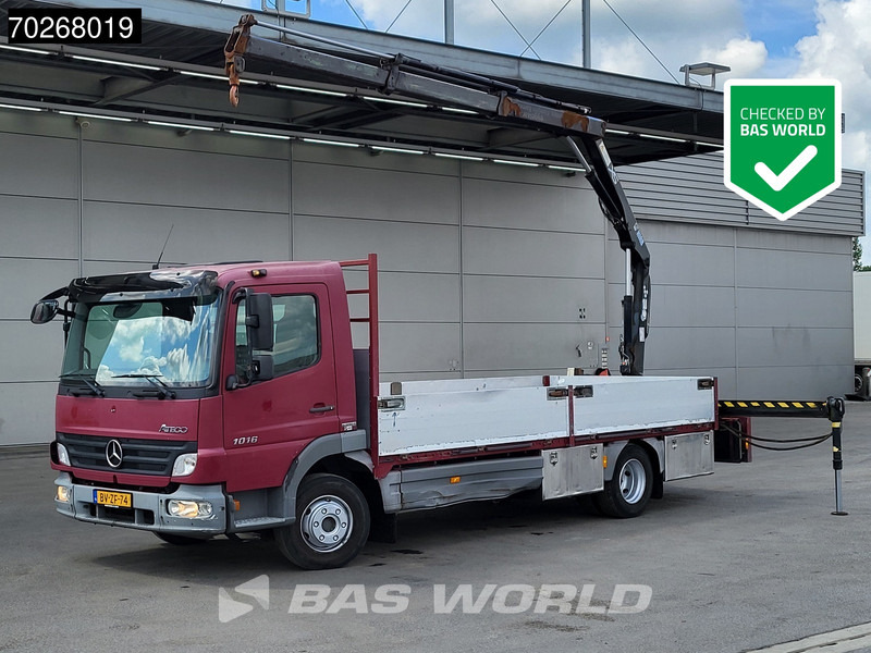 Mercedes-Benz Atego 1016 Atego 4X2 NL-Truck Hiab 066B-2 Duo Crane Automatic Euro 5 - Φορτηγό με ανοιχτή καρότσα, Φορτηγό με γερανό: φωτογραφία 1 Mercedes-Benz Atego 1016 Atego 4X2 NL-Truck Hiab 066B-2 Duo Crane Automatic Euro 5 - Φορτηγό με ανοιχτή καρότσα, Φορτηγό με γερανό: φωτογραφία 1