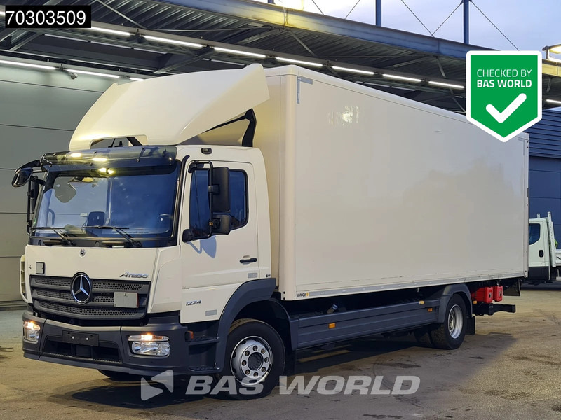Mercedes-Benz Atego 1224 4X2 12tonner Automatic 1500kg Ladebordwand Euro 6 - Φορτηγό κόφα: φωτογραφία 1 Mercedes-Benz Atego 1224 4X2 12tonner Automatic 1500kg Ladebordwand Euro 6 - Φορτηγό κόφα: φωτογραφία 1