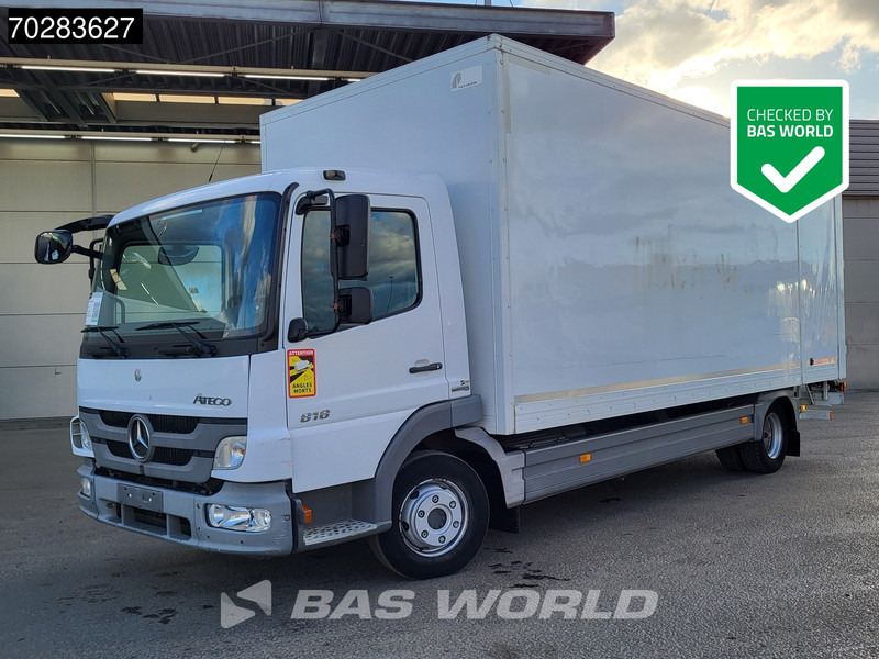 Mercedes-Benz Atego 818 4X2 8tonner 1500kg Ladebordwand Automatic Euro 5 - Φορτηγό κόφα: φωτογραφία 1 Mercedes-Benz Atego 818 4X2 8tonner 1500kg Ladebordwand Automatic Euro 5 - Φορτηγό κόφα: φωτογραφία 1
