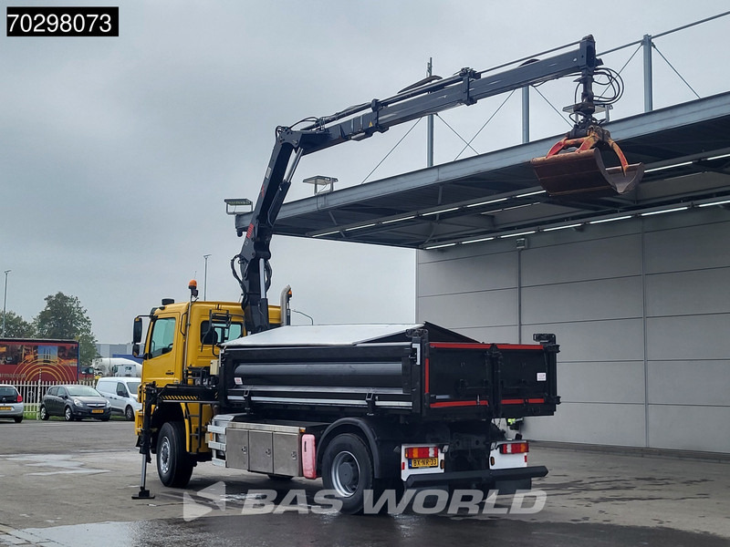 Mercedes-Benz Axor 2124 Axor 4X4 8m3 Tipper HIAB 122 B-2 HIDUO Crane Steel suspension Automatic Big-Axle Euro 5 - Φορτηγό ανατρεπόμενο, Φορτηγό με γερανό: φωτογραφία 2 Mercedes-Benz Axor 2124 Axor 4X4 8m3 Tipper HIAB 122 B-2 HIDUO Crane Steel suspension Automatic Big-Axle Euro 5 - Φορτηγό ανατρεπόμενο, Φορτηγό με γερανό: φωτογραφία 2