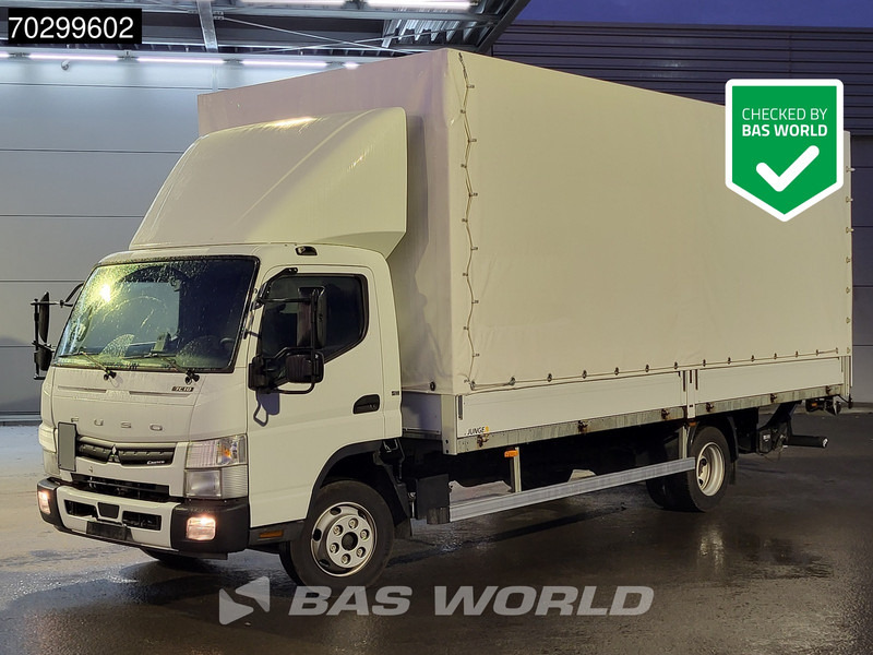 Mitsubishi Canter 7C18 4X2 7.5tonner 1000kg Ladebordwand Automatic Euro 6 - Φορτηγό μουσαμάς: φωτογραφία 1 Mitsubishi Canter 7C18 4X2 7.5tonner 1000kg Ladebordwand Automatic Euro 6 - Φορτηγό μουσαμάς: φωτογραφία 1