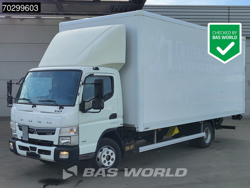 Mitsubishi Canter 7C18 4X2 7.5tonner Automatic 1000kg Ladebordwand Euro 6 - Φορτηγό κόφα: φωτογραφία 1 Mitsubishi Canter 7C18 4X2 7.5tonner Automatic 1000kg Ladebordwand Euro 6 - Φορτηγό κόφα: φωτογραφία 1