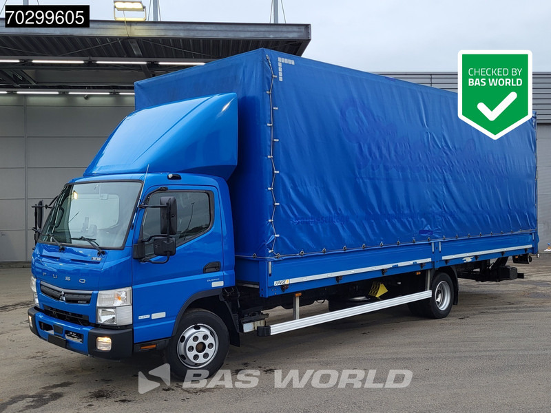 Mitsubishi Canter 7C18 4X2 Curtainsider Automatic 1000kg Ladebordwand Euro 6 - Φορτηγό μουσαμάς: φωτογραφία 1 Mitsubishi Canter 7C18 4X2 Curtainsider Automatic 1000kg Ladebordwand Euro 6 - Φορτηγό μουσαμάς: φωτογραφία 1