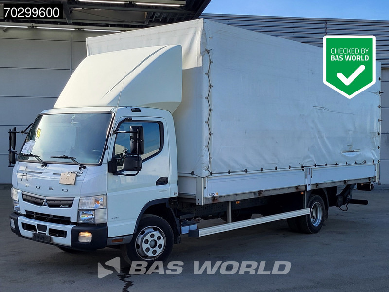 Mitsubishi Fuso 7C 18 4X2 7.5tonner curtainsider Automatic Ladebordwand Euro 6 - Φορτηγό μουσαμάς: φωτογραφία 1 Mitsubishi Fuso 7C 18 4X2 7.5tonner curtainsider Automatic Ladebordwand Euro 6 - Φορτηγό μουσαμάς: φωτογραφία 1