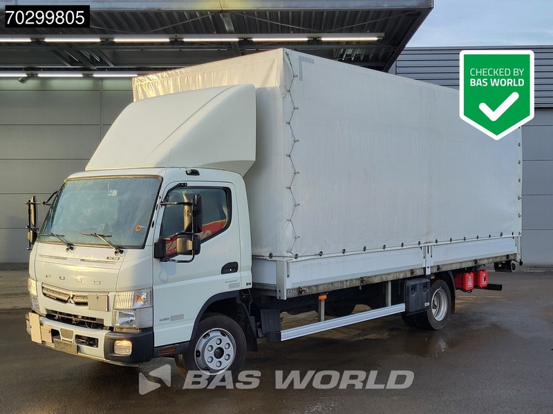 Mitsubishi Fuso 7C 18 4X2 Steelsuspension 1000kg Ladebordwand Automatic Euro 6 - Φορτηγό μουσαμάς: φωτογραφία 1 Mitsubishi Fuso 7C 18 4X2 Steelsuspension 1000kg Ladebordwand Automatic Euro 6 - Φορτηγό μουσαμάς: φωτογραφία 1