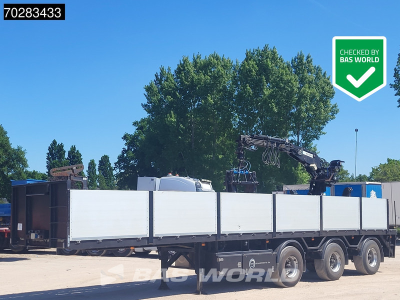 Pacton TPD347 TUV 02/26 2x Steering Axle Crane 16R - Επικαθήμενο πλατφόρμα/ Καρότσα: φωτογραφία 1 Pacton TPD347 TUV 02/26 2x Steering Axle Crane 16R - Επικαθήμενο πλατφόρμα/ Καρότσα: φωτογραφία 1