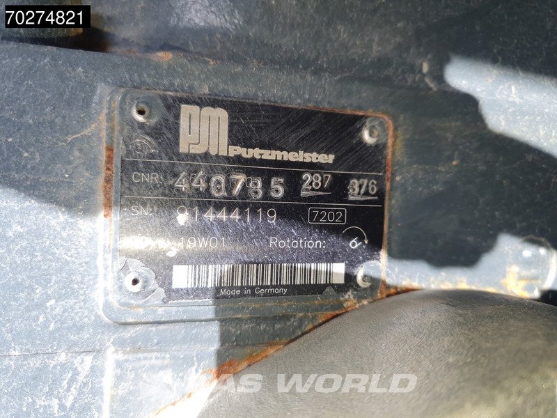 Αντλία σκυροδέματος Putzmeister BSA 1407 D5 Concrete Pump | 71 m³/hr: φωτογραφία 18