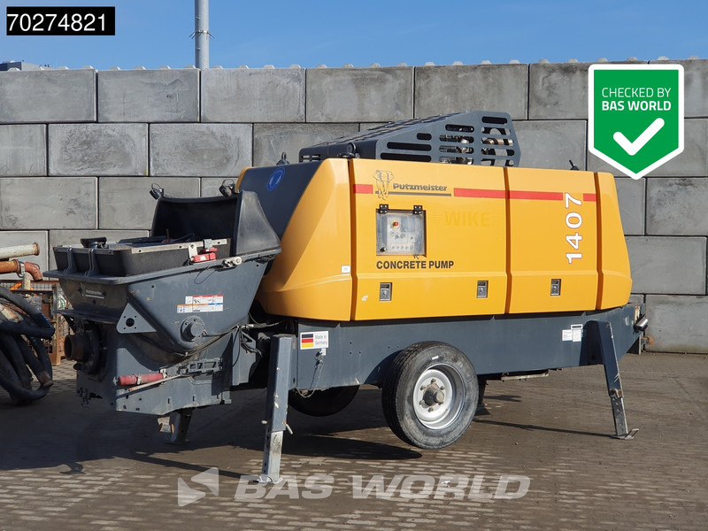 Putzmeister BSA 1407 D5 Concrete Pump | 71 m³/hr - Αντλία σκυροδέματος: φωτογραφία 1 Putzmeister BSA 1407 D5 Concrete Pump | 71 m³/hr - Αντλία σκυροδέματος: φωτογραφία 1