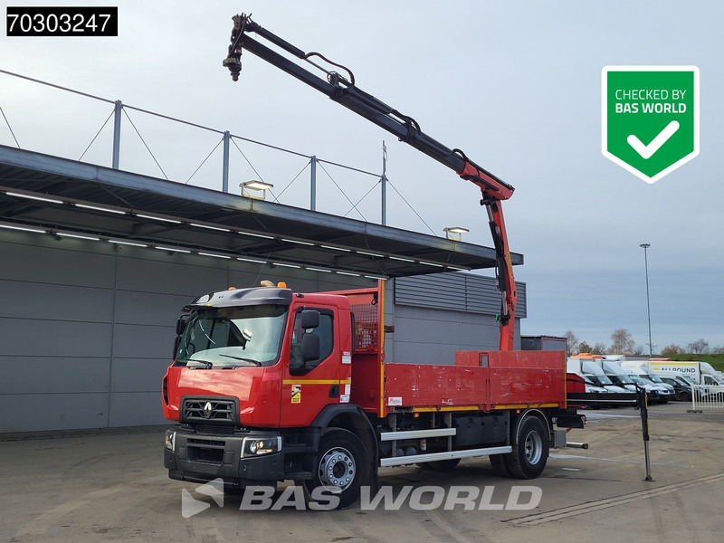 Renault C 280 4X2 Palfinger PK12.501 SLD Crane Kran Automatic Airco Euro 6 - Φορτηγό με ανοιχτή καρότσα, Φορτηγό με γερανό: φωτογραφία 1 Renault C 280 4X2 Palfinger PK12.501 SLD Crane Kran Automatic Airco Euro 6 - Φορτηγό με ανοιχτή καρότσα, Φορτηγό με γερανό: φωτογραφία 1