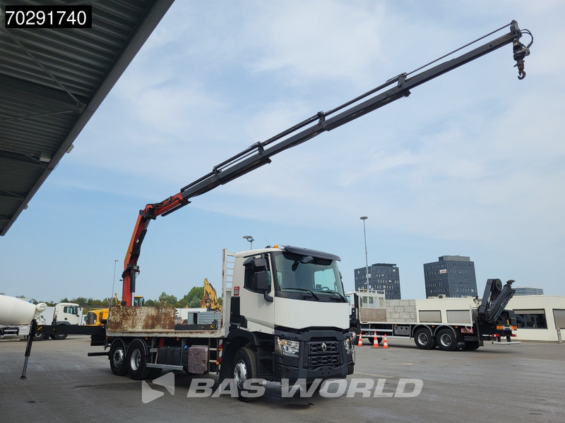 Renault C 380 6X2 Palfinger PK 22002 EH Crane Optibrake Euro 6 - Φορτηγό με ανοιχτή καρότσα, Φορτηγό με γερανό: φωτογραφία 3 Renault C 380 6X2 Palfinger PK 22002 EH Crane Optibrake Euro 6 - Φορτηγό με ανοιχτή καρότσα, Φορτηγό με γερανό: φωτογραφία 3
