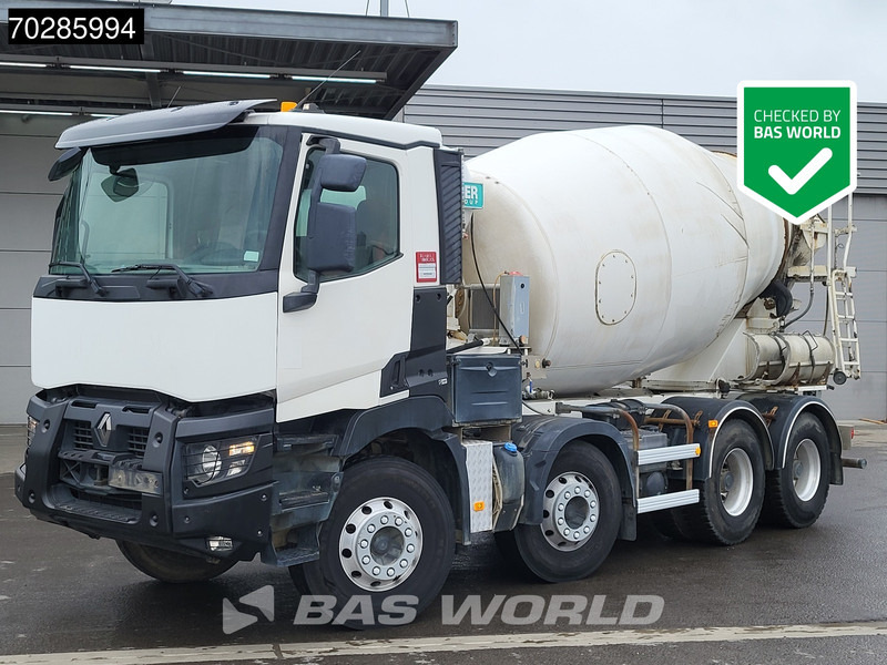Renault C 430 8X4 9m3 IMER Mixer Big-Axle Steelsuspension Automatic Euro 6 - Μπετονιέρα φορτηγό: φωτογραφία 1 Renault C 430 8X4 9m3 IMER Mixer Big-Axle Steelsuspension Automatic Euro 6 - Μπετονιέρα φορτηγό: φωτογραφία 1