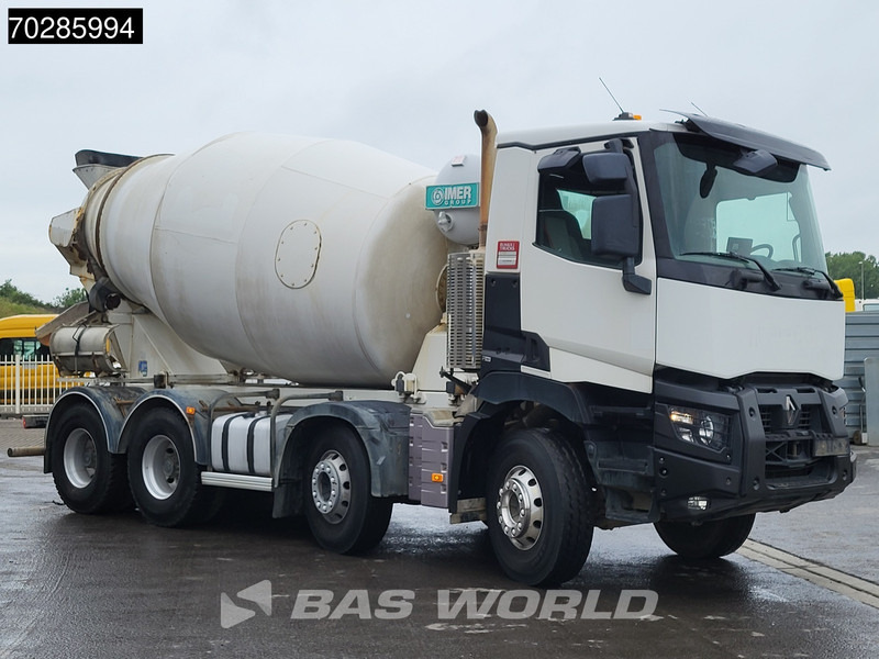 Renault C 430 8X4 9m3 IMER Mixer Big-Axle Steelsuspension Automatic Euro 6 - Μπετονιέρα φορτηγό: φωτογραφία 3 Renault C 430 8X4 9m3 IMER Mixer Big-Axle Steelsuspension Automatic Euro 6 - Μπετονιέρα φορτηγό: φωτογραφία 3