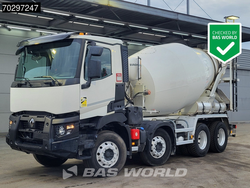 Renault C 430 8X4 9m3 Mixer Steelsuspension Automatic Euro 6 - Μπετονιέρα φορτηγό: φωτογραφία 1 Renault C 430 8X4 9m3 Mixer Steelsuspension Automatic Euro 6 - Μπετονιέρα φορτηγό: φωτογραφία 1