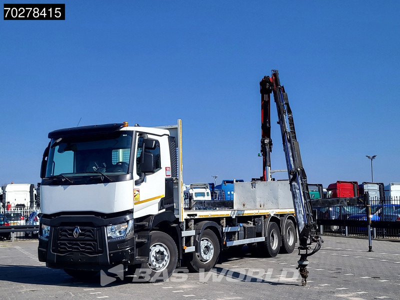 Renault C 430 8X4 Palfinger 22002 EH kran Crane Big-Axle steel suspension Euro 6 - Φορτηγό με ανοιχτή καρότσα, Φορτηγό με γερανό: φωτογραφία 5 Renault C 430 8X4 Palfinger 22002 EH kran Crane Big-Axle steel suspension Euro 6 - Φορτηγό με ανοιχτή καρότσα, Φορτηγό με γερανό: φωτογραφία 5