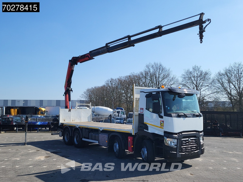 Renault C 430 8X4 Palfinger 22002 EH kran Crane Big-Axle steel suspension Euro 6 - Φορτηγό με ανοιχτή καρότσα, Φορτηγό με γερανό: φωτογραφία 3 Renault C 430 8X4 Palfinger 22002 EH kran Crane Big-Axle steel suspension Euro 6 - Φορτηγό με ανοιχτή καρότσα, Φορτηγό με γερανό: φωτογραφία 3