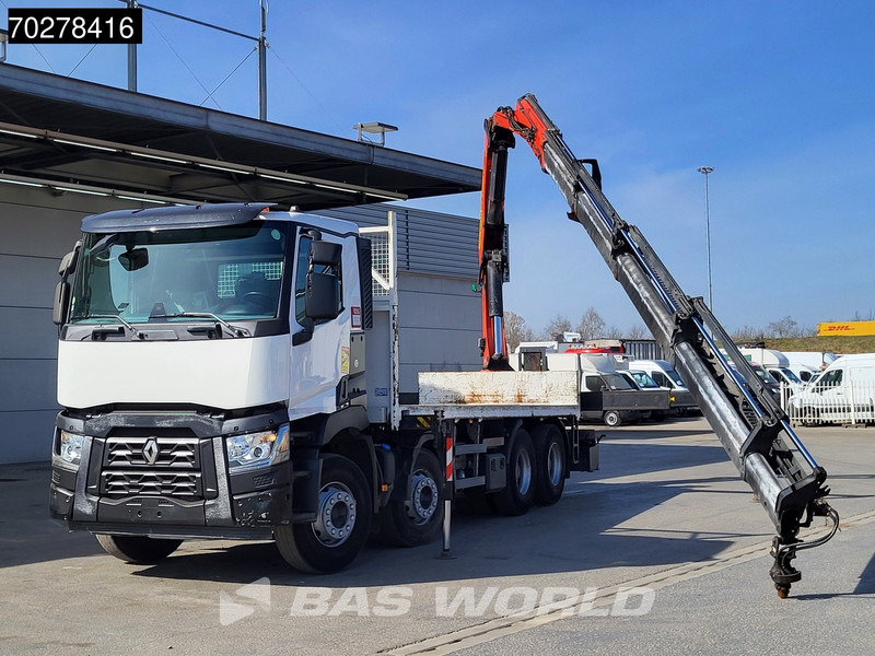 Renault C 430 8X4 Palfinger PK33002EH Euro 6 Big Axle - Φορτηγό με ανοιχτή καρότσα, Φορτηγό με γερανό: φωτογραφία 1 Renault C 430 8X4 Palfinger PK33002EH Euro 6 Big Axle - Φορτηγό με ανοιχτή καρότσα, Φορτηγό με γερανό: φωτογραφία 1