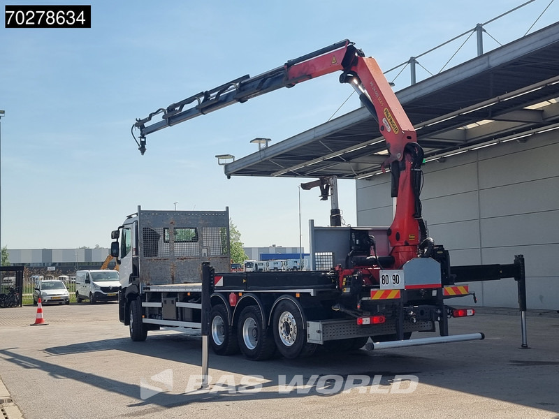 Renault C 480 8X4 Palfinger 24.001 SLD5 Kran Crane Lift-Lenkachse Euro 6 - Φορτηγό με ανοιχτή καρότσα, Φορτηγό με γερανό: φωτογραφία 2 Renault C 480 8X4 Palfinger 24.001 SLD5 Kran Crane Lift-Lenkachse Euro 6 - Φορτηγό με ανοιχτή καρότσα, Φορτηγό με γερανό: φωτογραφία 2