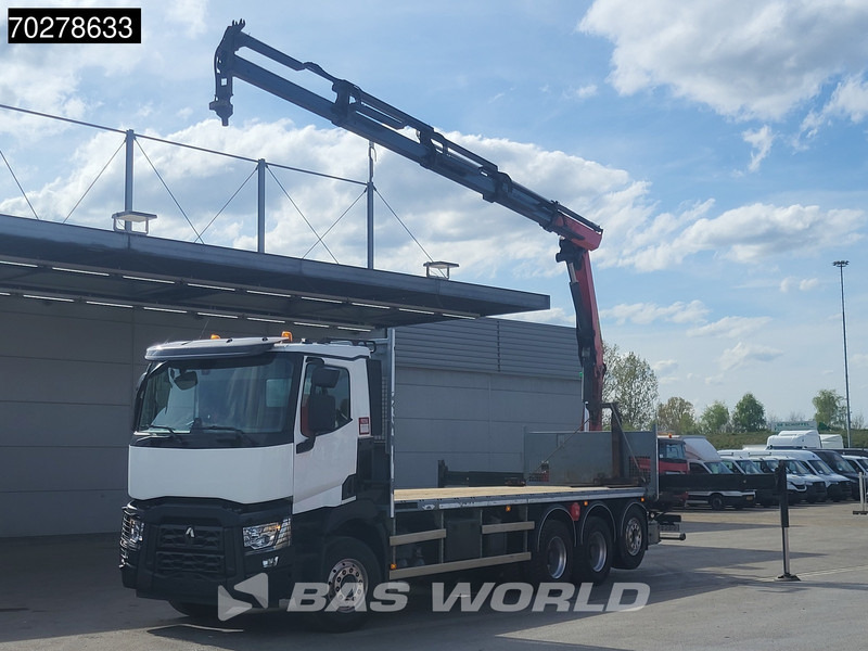 Renault C 480 8X4 Palfinger PK24.001 SLD5 Crane Kran Automatic Liftachse Euro 6 - Φορτηγό με ανοιχτή καρότσα, Φορτηγό με γερανό: φωτογραφία 3 Renault C 480 8X4 Palfinger PK24.001 SLD5 Crane Kran Automatic Liftachse Euro 6 - Φορτηγό με ανοιχτή καρότσα, Φορτηγό με γερανό: φωτογραφία 3