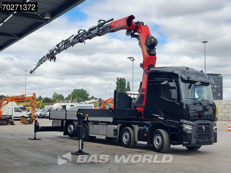 Renault C 520 8X2 Palfinger PK65002 SH Crane Jib Winch Lift+steering Axle Euro 6 - Φορτηγό με ανοιχτή καρότσα, Φορτηγό με γερανό: φωτογραφία 3 Renault C 520 8X2 Palfinger PK65002 SH Crane Jib Winch Lift+steering Axle Euro 6 - Φορτηγό με ανοιχτή καρότσα, Φορτηγό με γερανό: φωτογραφία 3