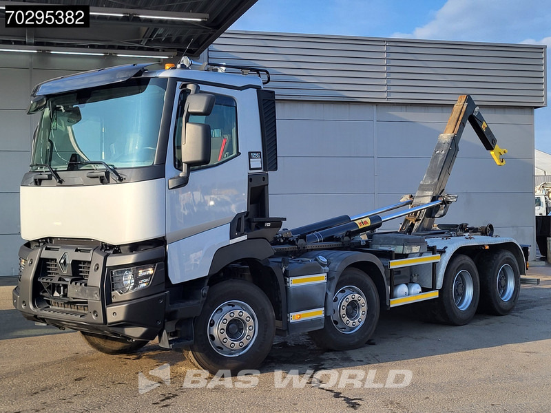 Renault C 520 8X4 Hyva 26-55-S Retarder Automatic Big-Axle Navi Euro 6 - Φορτηγό φόρτωσης γάντζου: φωτογραφία 3 Renault C 520 8X4 Hyva 26-55-S Retarder Automatic Big-Axle Navi Euro 6 - Φορτηγό φόρτωσης γάντζου: φωτογραφία 3