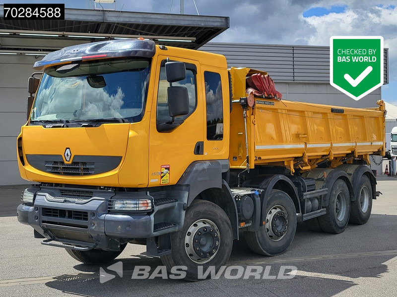 Renault Kerax 480 8X4 13m3 Meiller 2-way tipper Retarder Big-Axle Automatic Euro 5 - Φορτηγό ανατρεπόμενο: φωτογραφία 1 Renault Kerax 480 8X4 13m3 Meiller 2-way tipper Retarder Big-Axle Automatic Euro 5 - Φορτηγό ανατρεπόμενο: φωτογραφία 1