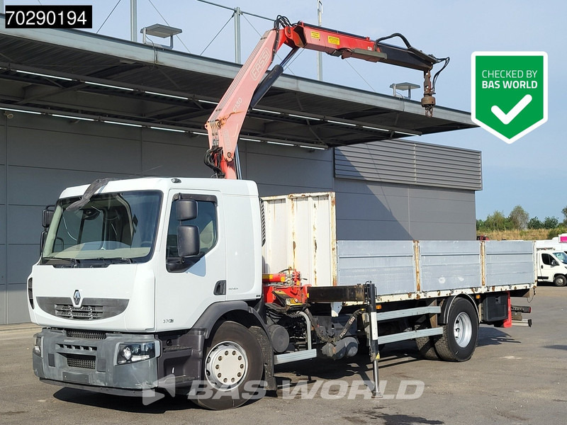 Renault Premium 370 4X2 Fassi F130A.21 Crane Manual Euro 4 - Φορτηγό με ανοιχτή καρότσα, Φορτηγό με γερανό: φωτογραφία 1 Renault Premium 370 4X2 Fassi F130A.21 Crane Manual Euro 4 - Φορτηγό με ανοιχτή καρότσα, Φορτηγό με γερανό: φωτογραφία 1