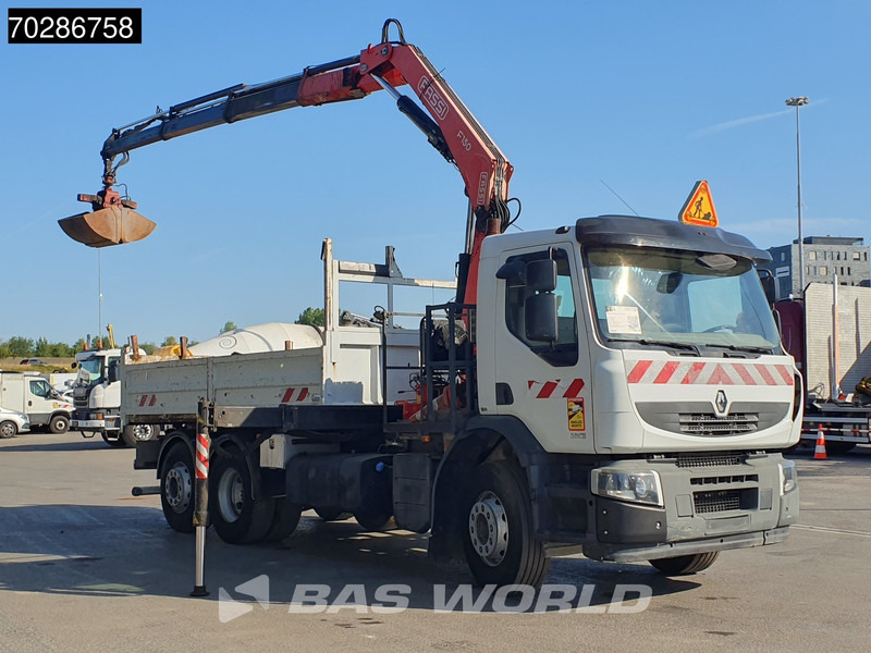 Renault Premium 380 Premium 6X2 Fassi F150A23 Crane Remote Tipper Manual Euro 5 - Φορτηγό ανατρεπόμενο, Φορτηγό με γερανό: φωτογραφία 3 Renault Premium 380 Premium 6X2 Fassi F150A23 Crane Remote Tipper Manual Euro 5 - Φορτηγό ανατρεπόμενο, Φορτηγό με γερανό: φωτογραφία 3