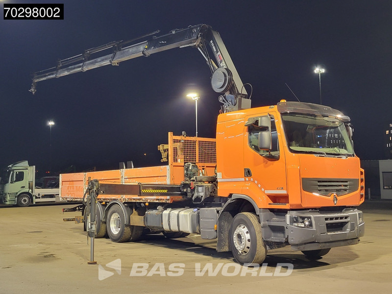Renault Premium 430 Lander 6X4 211 EP-4 HIDUO Kran Crane Automatic Airco Euro 5 - Φορτηγό με ανοιχτή καρότσα, Φορτηγό με γερανό: φωτογραφία 2 Renault Premium 430 Lander 6X4 211 EP-4 HIDUO Kran Crane Automatic Airco Euro 5 - Φορτηγό με ανοιχτή καρότσα, Φορτηγό με γερανό: φωτογραφία 2