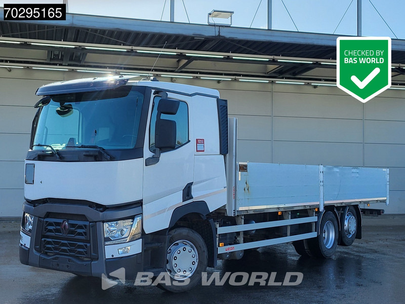 Renault T 440 6X2 750cm box Lift-Axle Automatic ADR Euro 6 - Φορτηγό με ανοιχτή καρότσα: φωτογραφία 1 Renault T 440 6X2 750cm box Lift-Axle Automatic ADR Euro 6 - Φορτηγό με ανοιχτή καρότσα: φωτογραφία 1