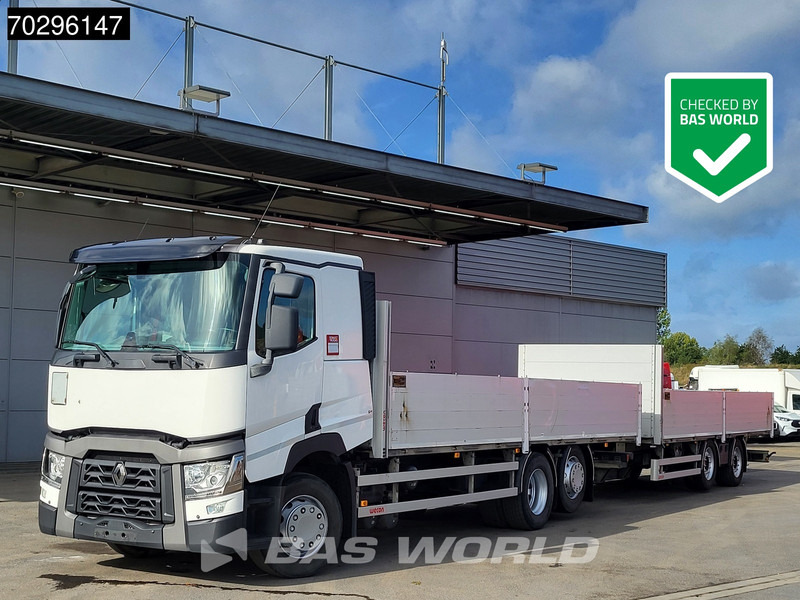 Renault T 440 6X2 750cm box Lift-Axle Automatic ADR Euro 6 - Φορτηγό με ανοιχτή καρότσα: φωτογραφία 1 Renault T 440 6X2 750cm box Lift-Axle Automatic ADR Euro 6 - Φορτηγό με ανοιχτή καρότσα: φωτογραφία 1