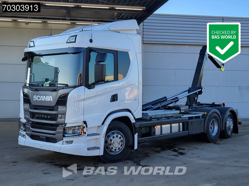 Scania G 460 6X2 NEW! 20tons HIAB Containersystem Lift+Steering Axle Automatic Retarder Euro 6 - Φορτηγό φόρτωσης γάντζου: φωτογραφία 1 Scania G 460 6X2 NEW! 20tons HIAB Containersystem Lift+Steering Axle Automatic Retarder Euro 6 - Φορτηγό φόρτωσης γάντζου: φωτογραφία 1