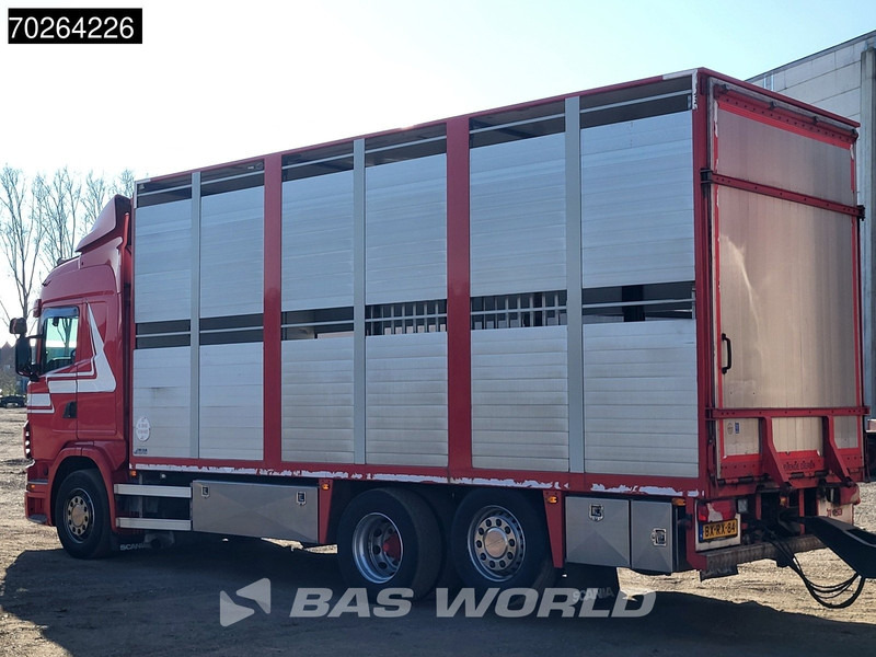 Scania G420 6X2 Van Dijk Cattle transport Liftable floor Lift-Asche Euro 5 - Φορτηγό κόφα: φωτογραφία 2 Scania G420 6X2 Van Dijk Cattle transport Liftable floor Lift-Asche Euro 5 - Φορτηγό κόφα: φωτογραφία 2