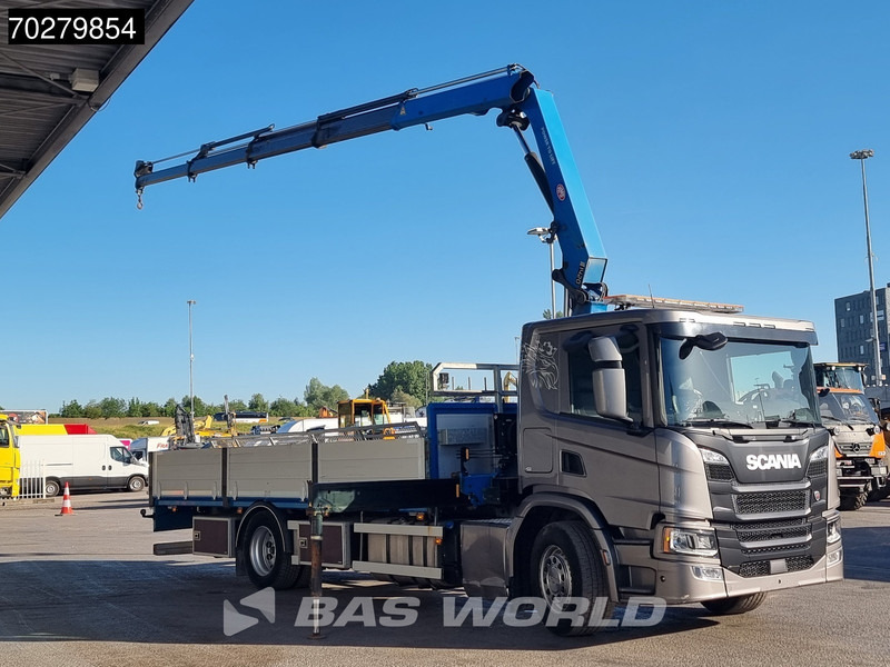 Scania P280 4X2 HMF 1420K-RC Kran Crane Automatic Euro 6 - Φορτηγό με ανοιχτή καρότσα, Φορτηγό με γερανό: φωτογραφία 3 Scania P280 4X2 HMF 1420K-RC Kran Crane Automatic Euro 6 - Φορτηγό με ανοιχτή καρότσα, Φορτηγό με γερανό: φωτογραφία 3